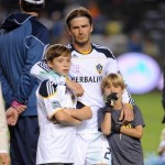 David Beckham and his boys say good-bye to LA Galaxy David Beckham and his boys say good-bye to LA Galaxy