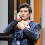 Orlando Bloom and son Flynn out in New York City (October 27)