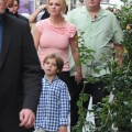 Britney Spears and Her Sons in Paris October 4, 2011