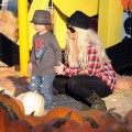 Christina Aguilera And Matt Rutler Take Her Son Max To Mr. Bones Pumpkin Patch