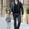 Hugh Jackman, Deborra-Lee Furness with their kids Oscar and Ava