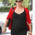 Pregnant Jennifer Garner goes to a meeting in Los Angeles