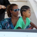Mel B, Stephen Belafonte and her daughters Phoenix Chi Gulzar and Angel Iris Murphy-Brown visit Ronan Keating aboard a yacht and head out for an afternoon on Sydney Harbour.