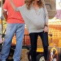 Rebecca Gayheart and husband Eric Dane take their adorable daughter Billie to Mr. Bones Pumpkin Patch