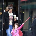 Suri Cruise Dresses Up as a Lady Bug Suri Cruise Dresses Up as a Lady Bug