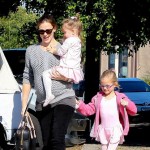 Jennifer Garner, Violet and Seraphina leave Ballet Class November 5 2011