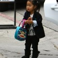 Katherine Heigl, her daughter Naleigh, and Katherine's mother Nancy lunched at Cliffs Edge restaurant in Los Angeles, California on November 12th, 2011.