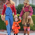 Alyson Hannigan Trick-Or-Treats With Her Family