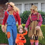 Alyson Hannigan Trick-Or-Treats With Her Family