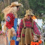 Alyson Hannigan Trick-Or-Treats With Her Family