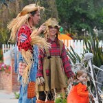 Alyson Hannigan Trick-Or-Treats With Her Family