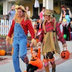 Alyson Hannigan Trick-Or-Treats With Her Family
