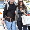 alanis Morissette did some shopping in Brentwood, California on November 23, 2011 with her husband Mario and their son Ever Morissette-Treadway.