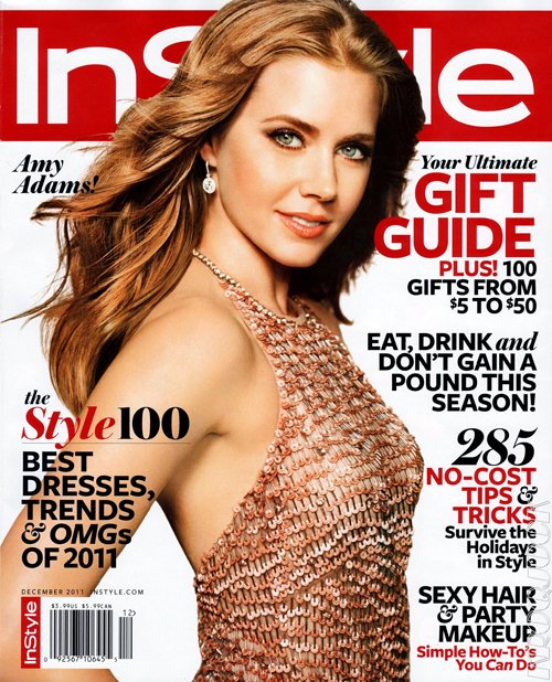 Amy Adams Covers InStyle Magazine December 2011 Issue