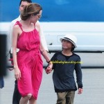 Angelina Jolie and her Children flying out of Vietnam's Con Dao airport, Nov 16 Angelina Jolie and her Children flying out of Vietnam's Con Dao airport, Nov 16