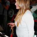 A pregnant Hilary Duff attracts a lot of attention as she is spotted shopping in Los Angeles 11-10-2011