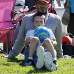 David Beckham and Son Cruz