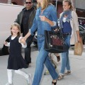 Heidi Klum rewards her brood of children with Sprinkles cupcakes in Los Angeles, CA on November 15, 2011 after the whole bunch patiently ran errands with their model mom!