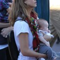 Jessica Alba with Cash Warren and their two girls Honor Marie and Haven Garner at Disneyland in Anaheim, CA on Saturday (November 26)