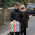 Kate Hudson and Matthew Bellamy wrap up warm as they stroll with their baby son, Bingham Hawn Bellamy, in London. Kate Hudson and Matthew Bellamy wrap up warm as they stroll with their baby son, Bingham Hawn Bellamy, in London.