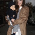 Miranda Kerr and Flynn in New York City on Tuesday (November 22).
