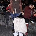 Miranda Kerr and son Flynn at FAO Schwarz (November 14)