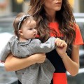 Victoria Beckham and daughter Harper Seven in New York City (November 15).