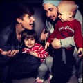 Justin Bieber Family Portrait With His Brother & Sister