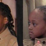 Angelina Jolie and Brad Pitt's Daughter Zahara Gets Extensions (Photo)