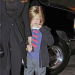 Angelina Jolie takes her children Shiloh, Zahara and Pax to watch the movie "The Muppets" in New York City.
