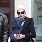 Carla Bruni-Sarkozy taking a stroll around Paris with her baby (December 6). Carla Bruni-Sarkozy taking a stroll around Paris with her baby (December 6).