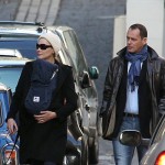 Carla Bruni-Sarkozy taking a stroll around Paris with her baby (December 6). Carla Bruni-Sarkozy taking a stroll around Paris with her baby (December 6).