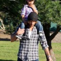 Gabriel Aubrey with daughter Nahla