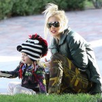 Singer Gwen Stefani and Gavin Rossdale spending a sunny afternoon with their sons Kingston and Zuma at a park in Los Angeles, CA Singer Gwen Stefani and Gavin Rossdale spending a sunny afternoon with their sons Kingston and Zuma at a park in Los Angeles, CA