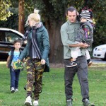 Singer Gwen Stefani and Gavin Rossdale spending a sunny afternoon with their sons Kingston and Zuma at a park in Los Angeles, CA Singer Gwen Stefani and Gavin Rossdale spending a sunny afternoon with their sons Kingston and Zuma at a park in Los Angeles, CA