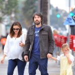 Jennifer Garner joined her husband Ben Affleck and their eldest daughter Violet for a stroll in Santa Monica, California on November 30, 2011. Jennifer Garner joined her husband Ben Affleck and their eldest daughter Violet for a stroll in Santa Monica, California on November 30, 2011.