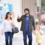 Jennifer Garner joined her husband Ben Affleck and their eldest daughter Violet for a stroll in Santa Monica, California on November 30, 2011. Jennifer Garner joined her husband Ben Affleck and their eldest daughter Violet for a stroll in Santa Monica, California on November 30, 2011.