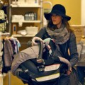 Jessica Alba takes her daughter, Haven Garner Warren shopping at Bel Bambini in Beverly Hills.