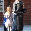 Mark Wahlberg spends quality time with his wife Rhea Durham and children, Ella Rae, Michael, Brendan Joseph and Grace Margaret at a park in Beverly Hills.