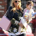 Sarah Michelle Gellar with her daughter Charlotte as they go out for coffee and a ballet class (December 10).