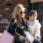 Sarah Michelle Gellar with her daughter Charlotte as they go out for coffee and a ballet class (December 10).