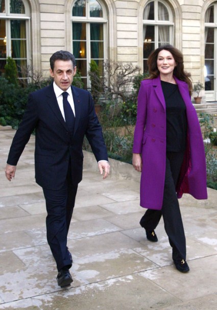 Carla Bruni-Sarkozy Shows Off Her Post Baby Body