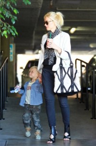 Gwen Stefani And Zuma Out And About