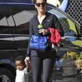 Sandra Bullock Picks Up Louis From School