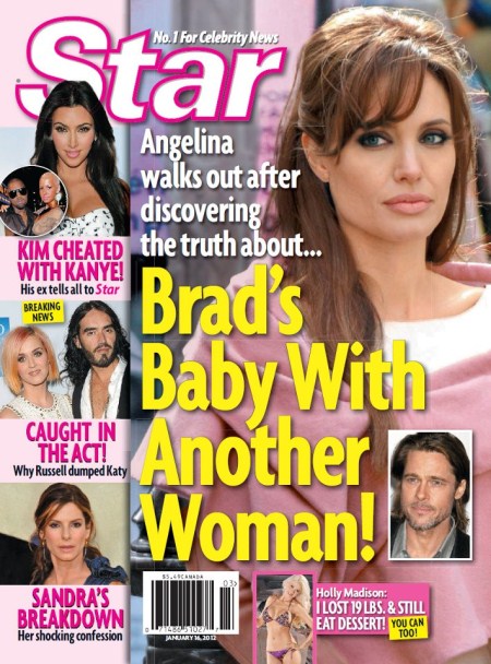 Angelina Jolie Storms Out On Brad Pitt Over His Baby With Jennifer Aniston