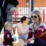 Ali Larter takes her adorable baby son Teddy to the park to play on the swings and in the sandbox 01-03-2012 Ali Larter takes her adorable baby son Teddy to the park to play on the swings and in the sandbox 01-03-2012