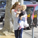 Amy Adams held her daughter Aviana Olea Le Gallo close as they went to a local eatery to meet with a friend for lunch in Los Angeles, California on January 19, 2012. Amy Adams held her daughter Aviana Olea Le Gallo close as they went to a local eatery to meet with a friend for lunch in Los Angeles, California on January 19, 2012.