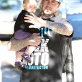 Pink and husband Carey Hart taking their daughter Willow to a friends house in Santa Monica, CA on January 26, 2012