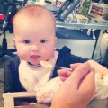 Haven Garner Eating Solid Food