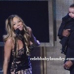Mariah Carey and Nick Cannon at the 2012 BET Honors in Washington DC. Cannon Brings Son Moroccan on Stage.